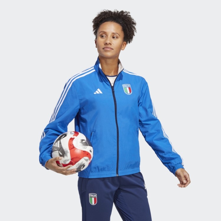 Jaqueta Hino Da Itália Azul Adidas