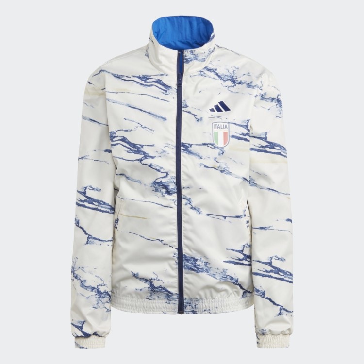 Jaqueta Hino Da Itália Azul Adidas