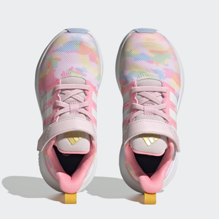 Fortarun 2.0 Cloudfoam Sapato De Renda Elástico Top Adidas Rosa