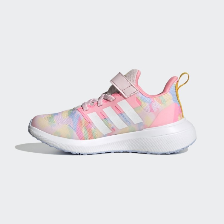 Fortarun 2.0 Cloudfoam Sapato De Renda Elástico Top Adidas Rosa