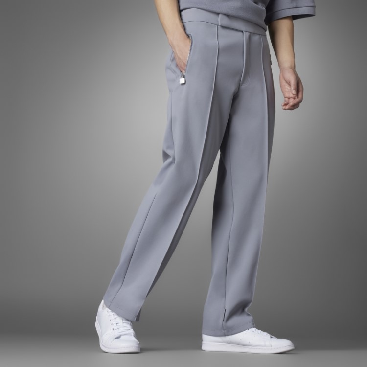 Calça Esportiva Tie-break Versão Azul Adidas Cinza