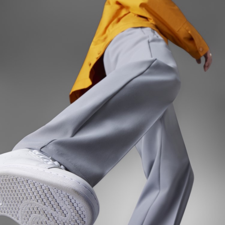 Calça Esportiva Tie-break Versão Azul Adidas Cinza