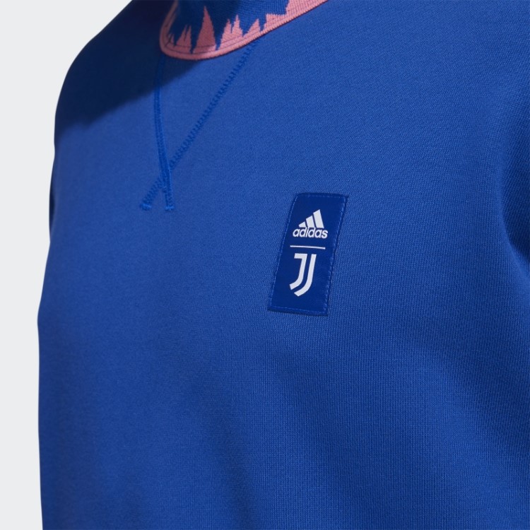 Moletom Royal Juventus Lifestyler Crew Adidas