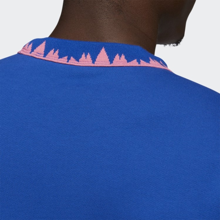 Moletom Royal Juventus Lifestyler Crew Adidas