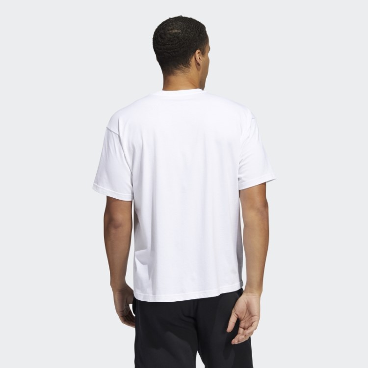 Elegante Camiseta Adidas Pride (gênero Neutro) Branca