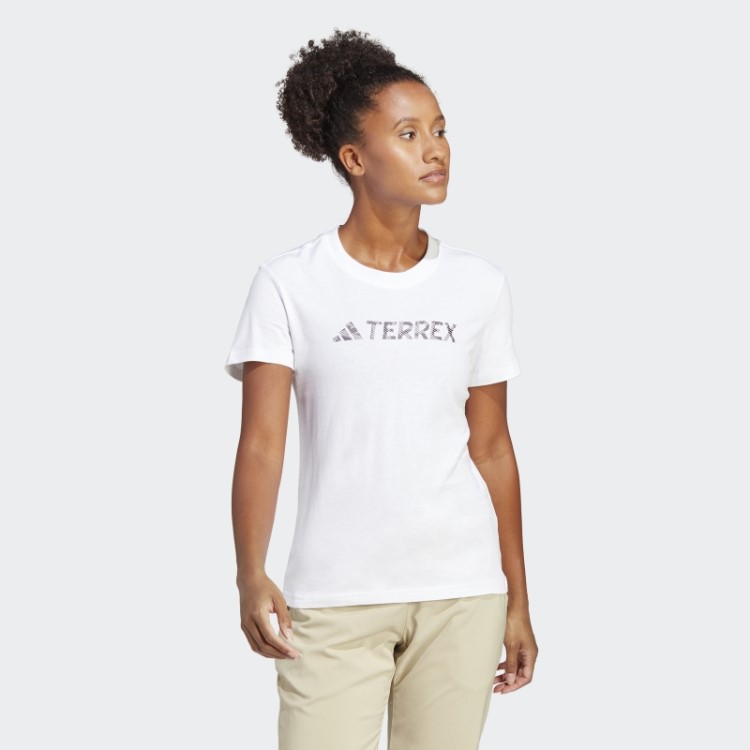 Terrex Classic Logo T-shirt Branca Adidas