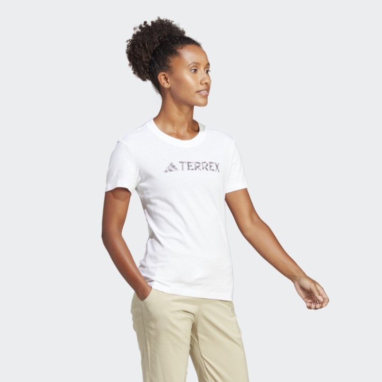 Terrex Classic Logo T-shirt Branca Adidas