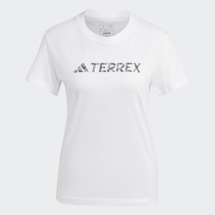 Terrex Classic Logo T-shirt Branca Adidas