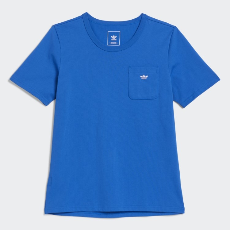 Camiseta Com Bolso Pesado Shmoofoil Adidas Blue Bird