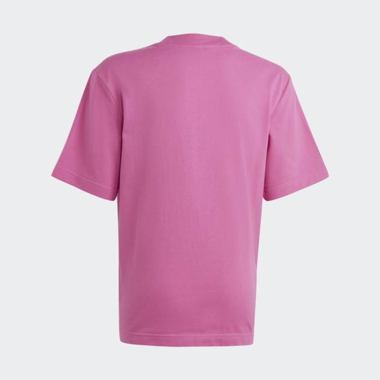Camiseta Fuchsia Future Icons Adidas Com Logo Piqué