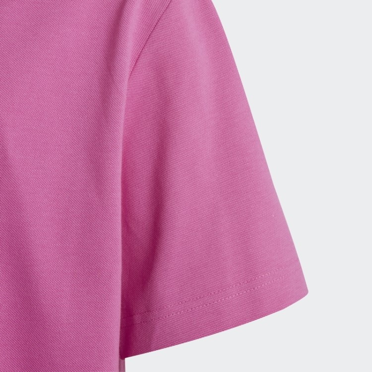 Camiseta Fuchsia Future Icons Adidas Com Logo Piqué