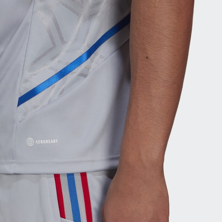 Hot Olympique Lyonnais Condivo 22 Camisa De Treino Prata Adidas