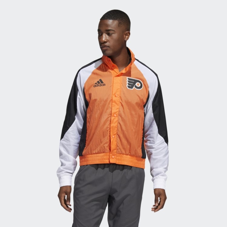Jaqueta Retro Flyers Reverse Adidas Varsity Laranja