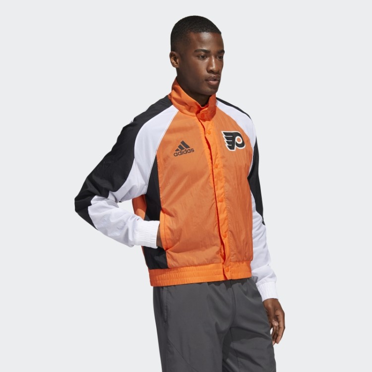 Jaqueta Retro Flyers Reverse Adidas Varsity Laranja
