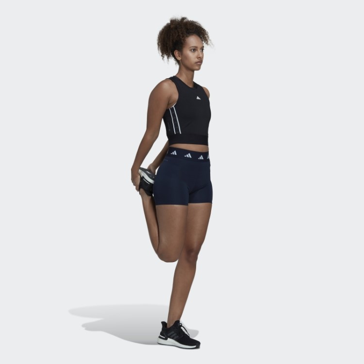 Leggings Curtas De 3 Polegadas à Prova De Período Ink Techfit Adidas