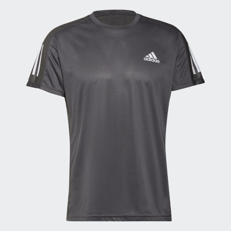 Possui A Camiseta Run Cinza Adidas