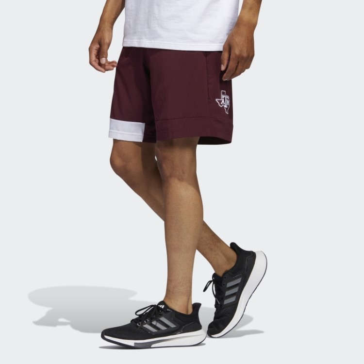 Bermuda Para Estádio Com Bolsos Marrom Adidas