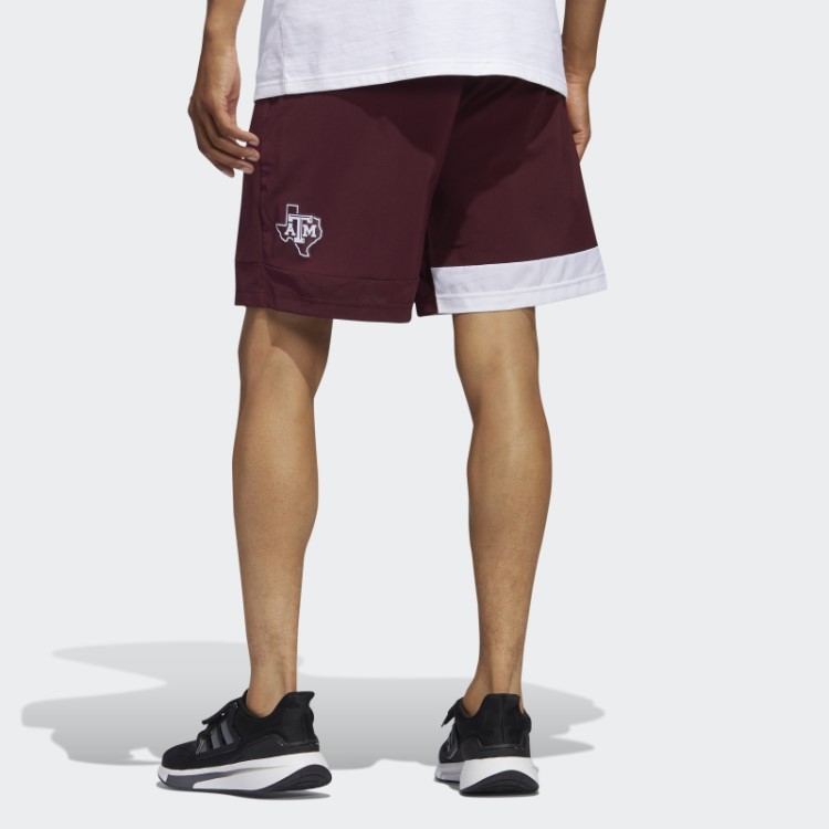 Bermuda Para Estádio Com Bolsos Marrom Adidas