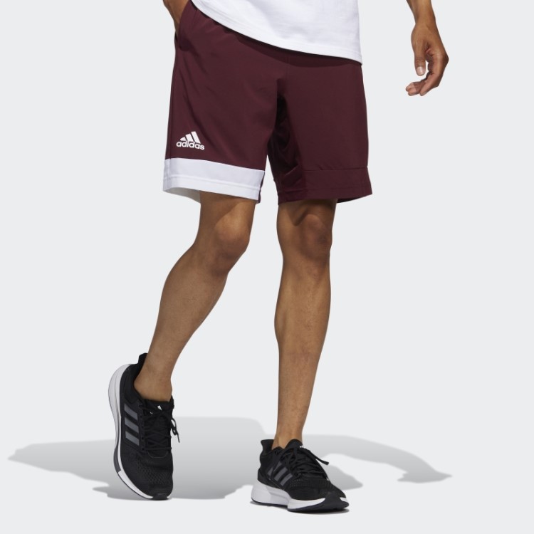 Bermuda Para Estádio Com Bolsos Marrom Adidas