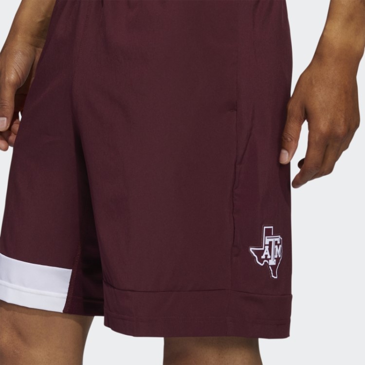Bermuda Para Estádio Com Bolsos Marrom Adidas