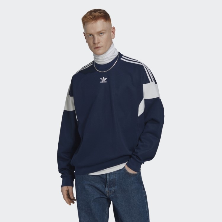Adicolor Classics Corte Linha Tripulação Moletom Noite índigo Adidas