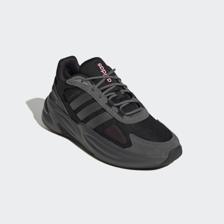 Tênis De Corrida Ozelle Cloudfoam Estilo De Vida Preto Adidas