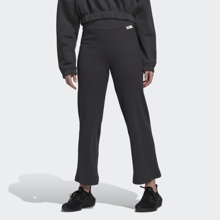 Calça Canelada Studio Lounge Adidas Carbon