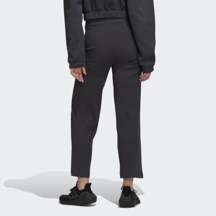 Calça Canelada Studio Lounge Adidas Carbon