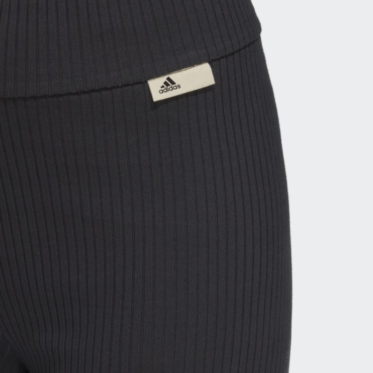 Calça Canelada Studio Lounge Adidas Carbon
