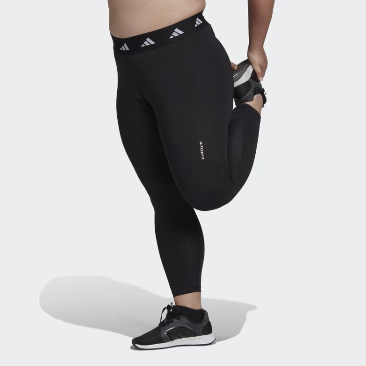 Legging Preta Techfit 7/8 (tamanho Grande) Adidas