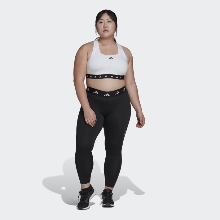 Legging Preta Techfit 7/8 (tamanho Grande) Adidas