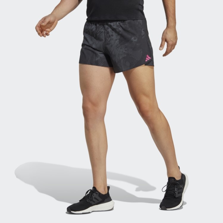 Adidas Bermuda Preta Adizero Dividida