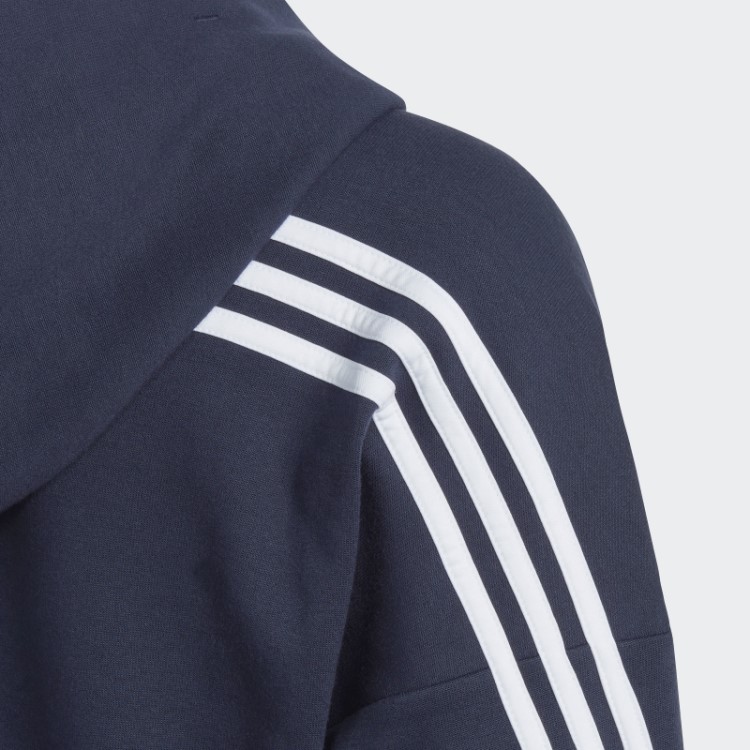 Adidas Future Icons 3 Listras Com Capuz E Zíper Completo