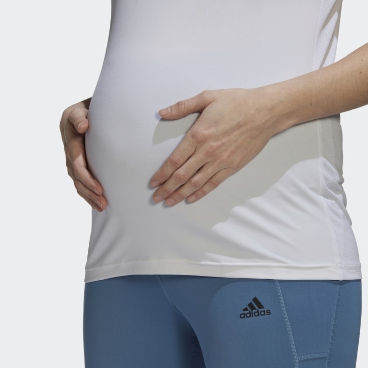 Projetado Para Mover Camiseta Esportiva Colorblock (maternidade) Branco Adidas