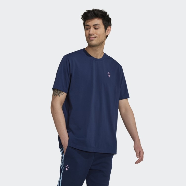 Camiseta De Algodão Pesado Arsenal Estilo De Vida Adidas Navy