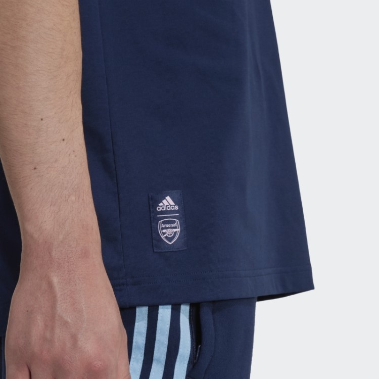 Camiseta De Algodão Pesado Arsenal Estilo De Vida Adidas Navy