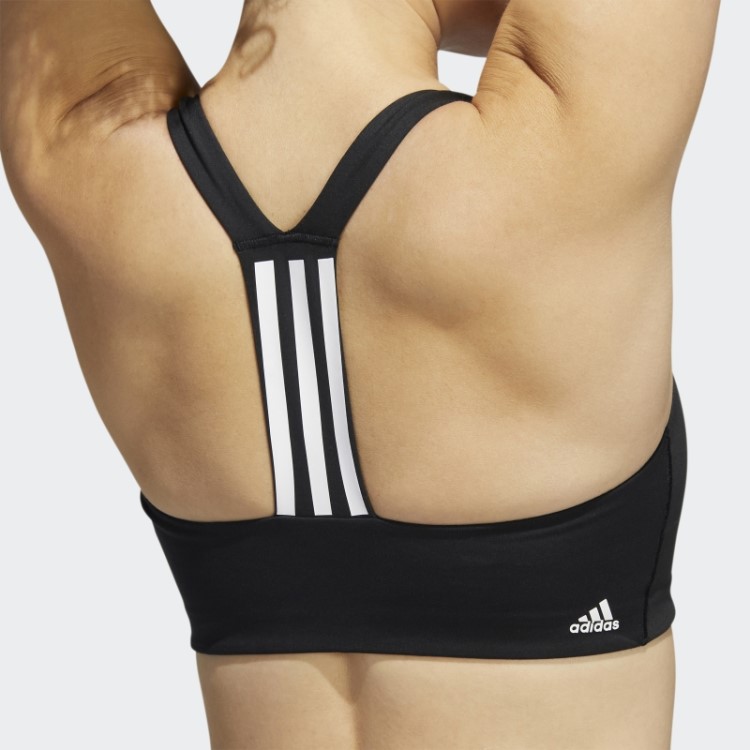 Sutiã De Treinamento De Suporte Médio Adidas Powerimpact Quente Branco