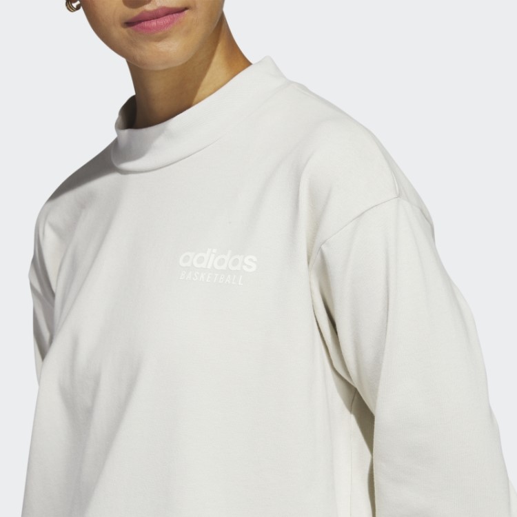 Select T-shirt De Manga Comprida Com Gola Falsa Adidas