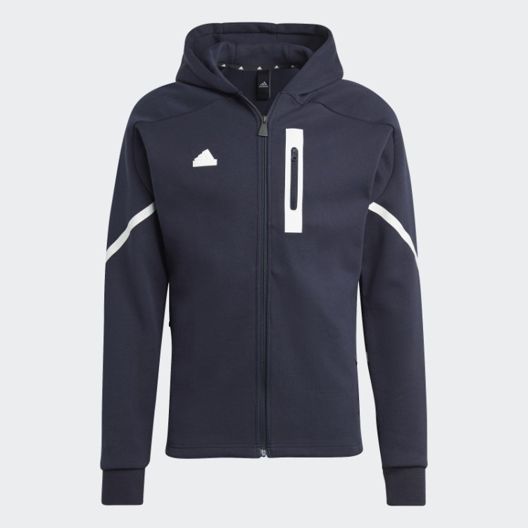 Tinta Projetada Para Gameday Moletom Com Zíper Completo Adidas