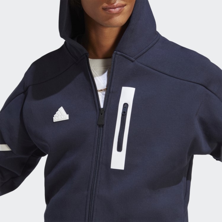 Tinta Projetada Para Gameday Moletom Com Zíper Completo Adidas
