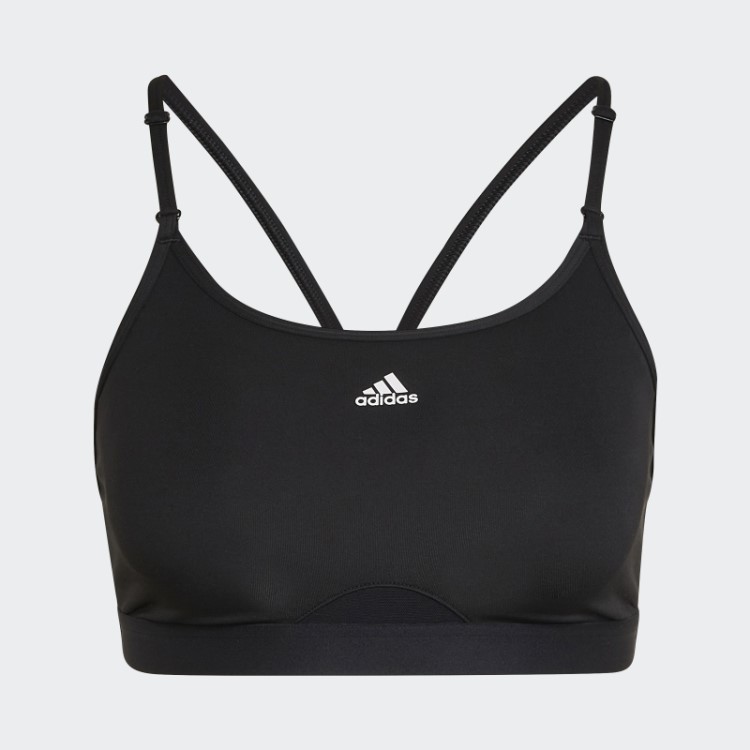 Sutiã Leve Para Treino Aeroreact Adidas Preto