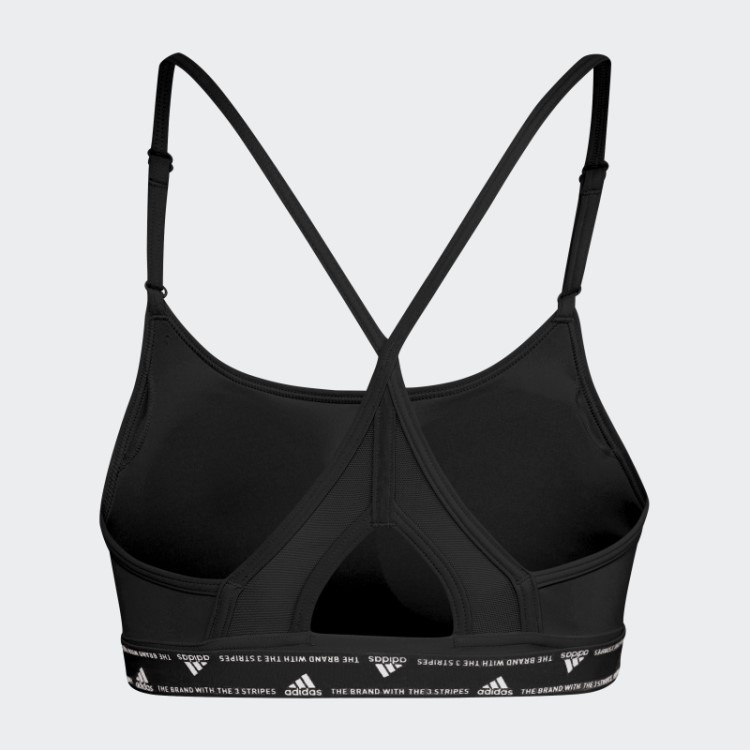 Sutiã Leve Para Treino Aeroreact Adidas Preto