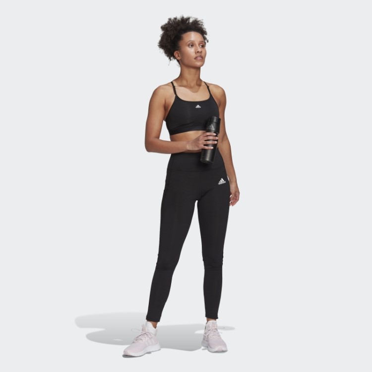 Sutiã Leve Para Treino Aeroreact Adidas Preto