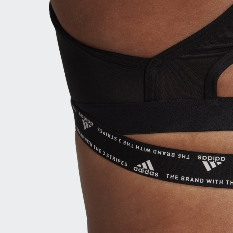 Sutiã Leve Para Treino Aeroreact Adidas Preto