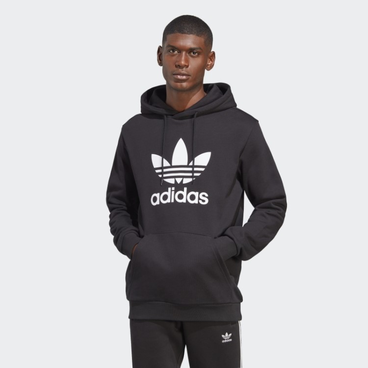Moletom Preto Adicolor Classics Trefoil Adidas
