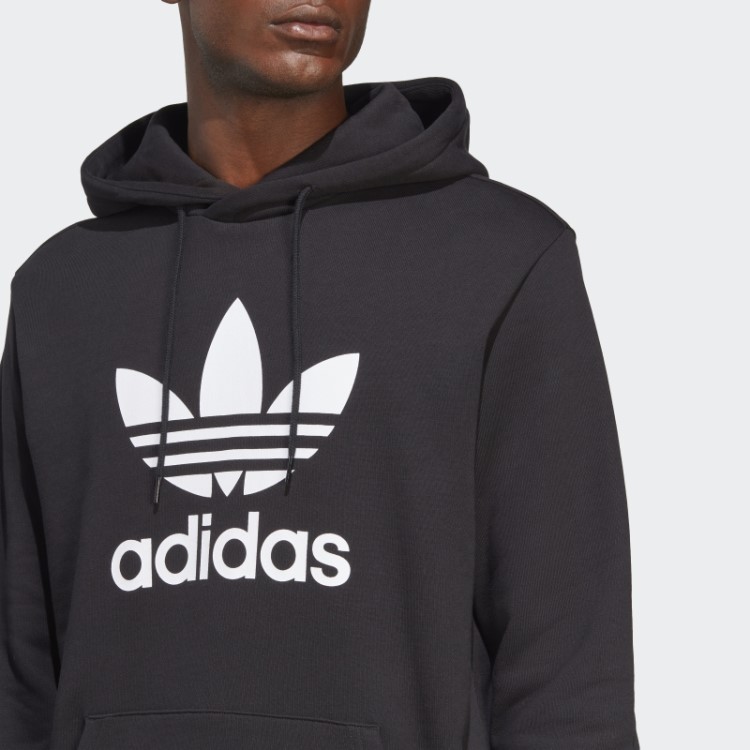 Moletom Preto Adicolor Classics Trefoil Adidas