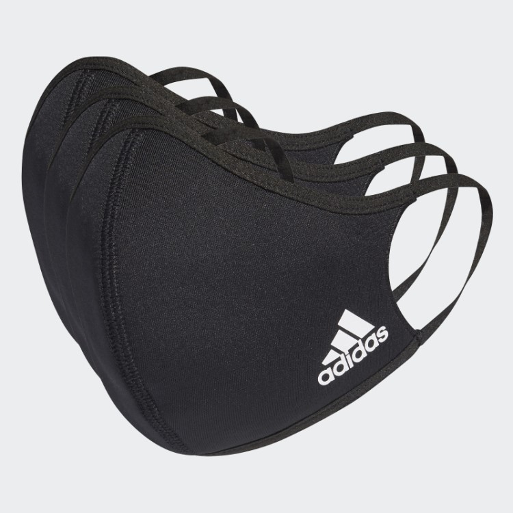 Capas De Rosto 3-pack M/l Adidas Preto