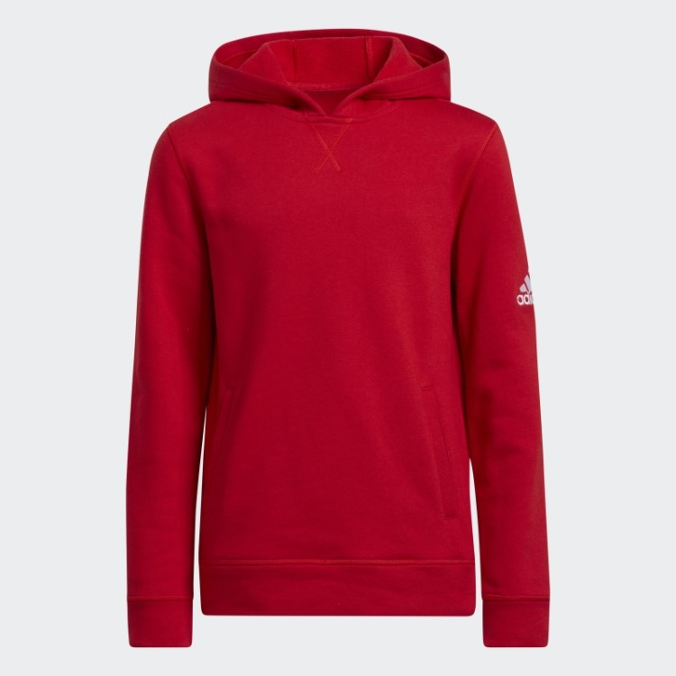 Moletom Com Capuz Vermelho Adidas