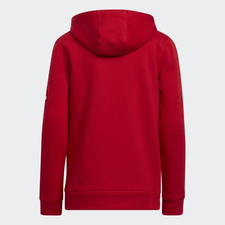 Moletom Com Capuz Vermelho Adidas