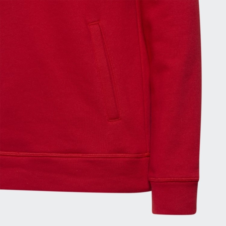 Moletom Com Capuz Vermelho Adidas